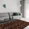 Baluchi Rug Handmade Multi Geometric 4x6 ft