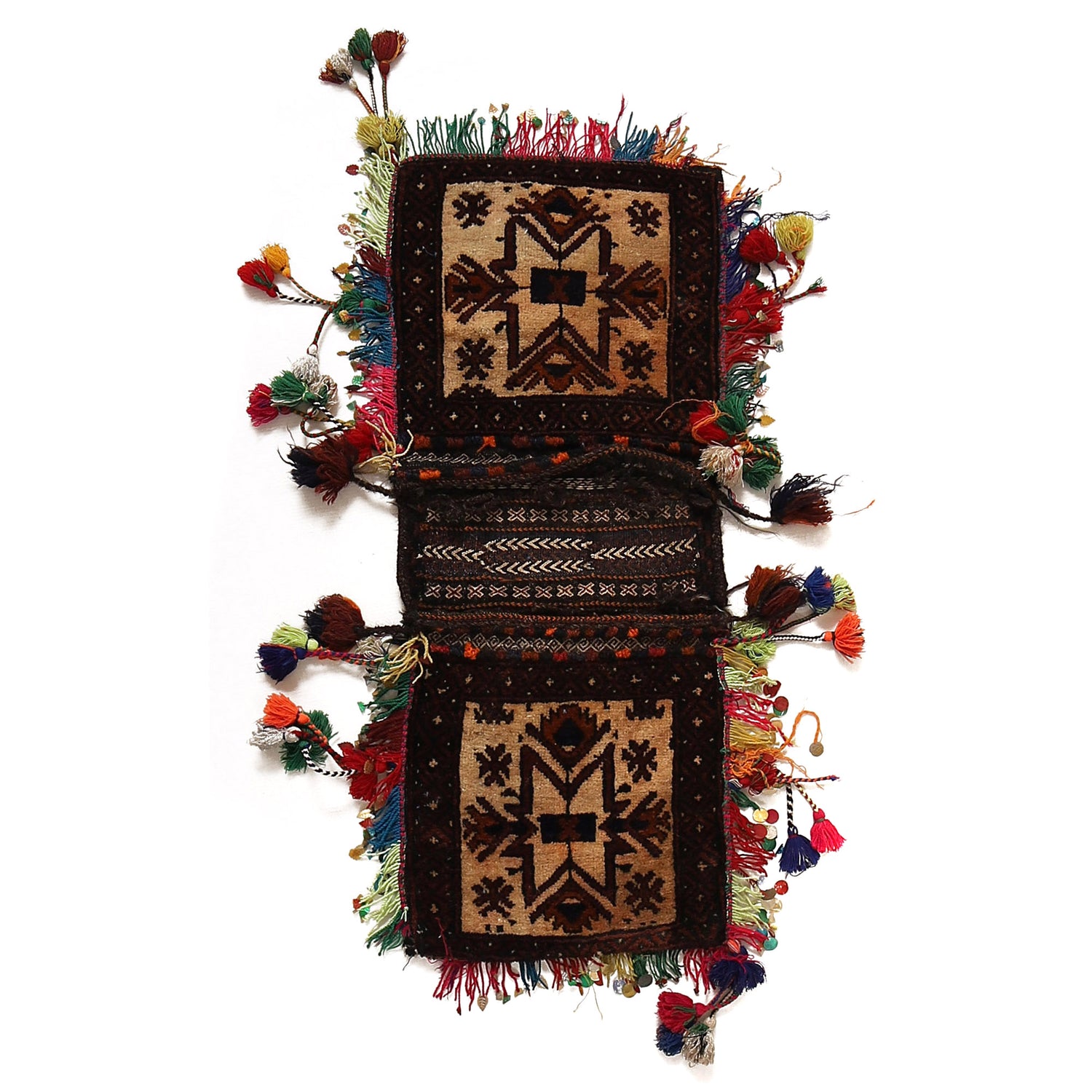 Saddle Bag Handmade Multi Floral 2x3 ft