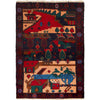 Pictorial Rug Handmade Multi Design