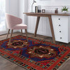 Baluchi Rug Handmade Multi Geometric 4x6 ft