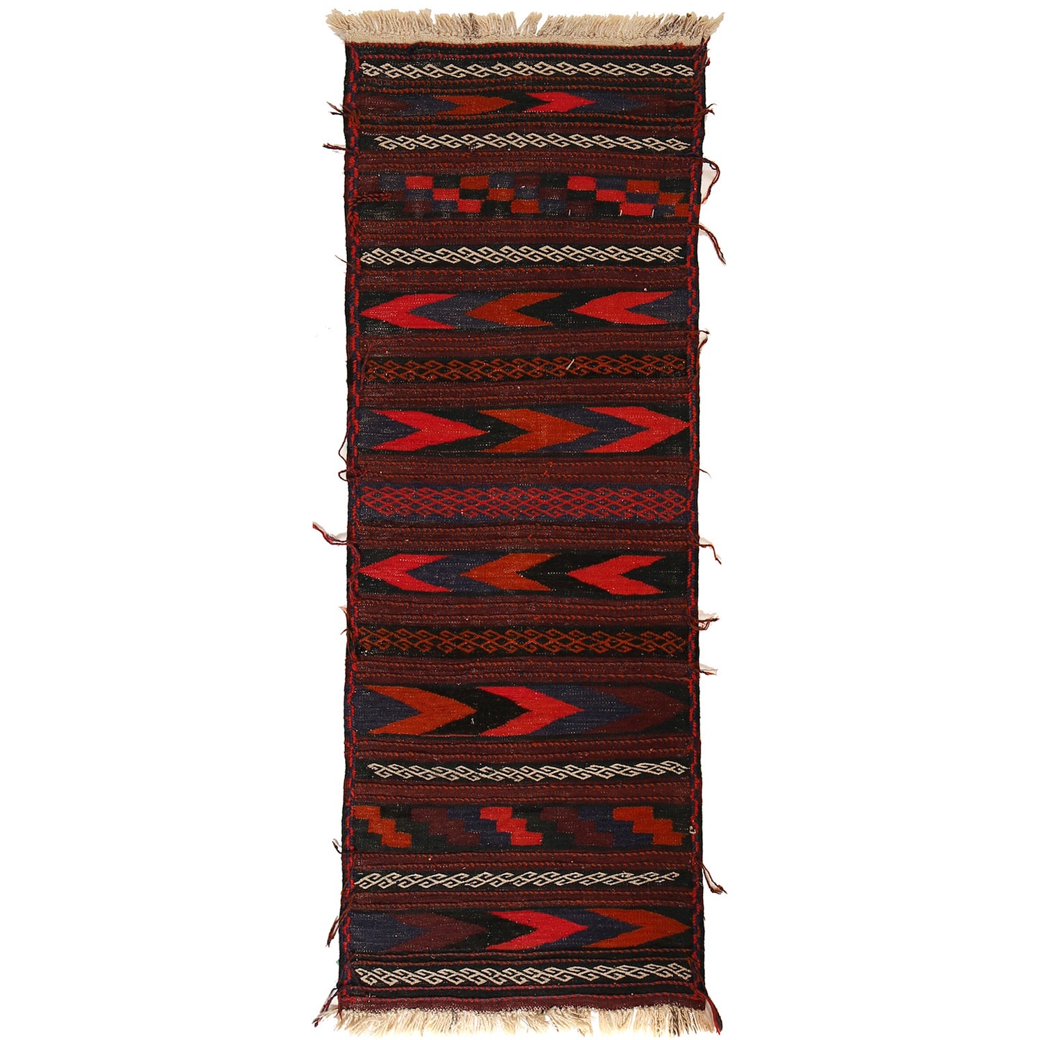 Table Sheet Runner Handmade Multi Curvilinear 5' Runner
