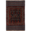 Baluchi Rug Handmade Multi Geometric 2x4 ft