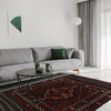 Baluchi Rug Handmade Multi Geometric 2x4 ft