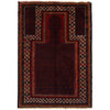 Baluchi Rug Handmade Multi Prayer Design 3x5 ft