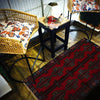 Baluchi Rug Handmade Red Geometric 3x5 ft