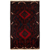 Baluchi Rug Handmade Multi Geometric 3x5 ft