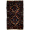Baluchi Rug Handmade Multi Geometric 4x7 ft