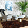 Baluchi Rug Handmade Multi Geometric 4x6 ft