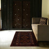 Baluchi Rug Handmade Multi Geometric 4x7 ft
