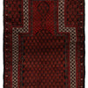 Baluchi Rug Handmade Red Prayer Design 2x4 ft