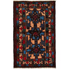 Baluchi Rug Handmade Multi Geometric 3x5 ft