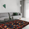 Baluchi Rug Handmade Multi Geometric 3x5 ft