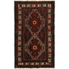 Baluchi Rug Handmade Multi Geometric 3x5 ft