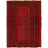 Bokhara Rug Handmade Vibrant Red Medallion 4x6 ft