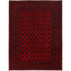 Bokhara Rug Handmade Deep Red Medallion 9x12 ft