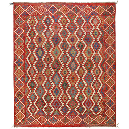 Handmade Multi Kilim Geometric 8x10 ft