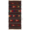 Table Sheet Area Rug Runner Handmade Multi Curvilinear 5'