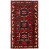 Baluchi Rug Handmade Multi Geometric 4x7 ft