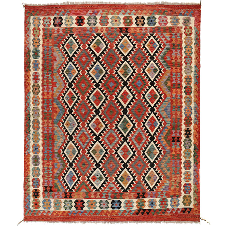 Handmade Multi Kilim Geometric 8x10 ft