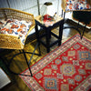 Kazak Rug Handmade Red Medallion 4x6 ft