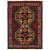 Baluchi Rug Handmade Multi Geometric 3x5 ft