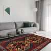 Baluchi Rug Handmade Multi Geometric 3x5 ft