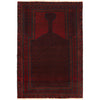 Baluchi Rug Handmade Red Prayer Design 3x5 ft