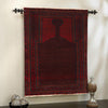 Baluchi Rug Handmade Red Prayer Design 3x5 ft