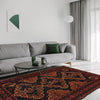 Baluchi Rug Handmade Multi Geometric 4x6 ft