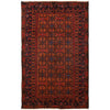 Baluchi Rug Handmade Multi Geometric 4x6 ft