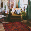Baluchi Rug Handmade Multi Geometric 4x6 ft