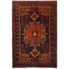 Baluchi Rug Handmade Multi Geometric 4x6 ft