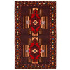 Baluchi Rug Handmade Multi Geometric 3x5 ft