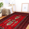Baluchi Rug Handmade Red Prayer Design 2x4 ft