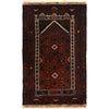 Baluchi Rug Handmade Multi Prayer Design 3x5 ft