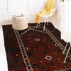 Baluchi Rug Handmade Multi Prayer Design 3x5 ft