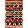 Maimana Kilim Area Rug Handmade Multi Floral 4x6 ft
