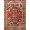 Shirazi Area Rug Handmade Red Medallion 5x8 ft