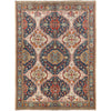Patnoos Gul Area Rug Handmade Ivory Floral 5x8 ft