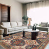 Patnoos Gul Area Rug Handmade Ivory Floral 5x8 ft