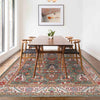 Oushak Area Rug Handmade Sage Green Floral 9x12 ft