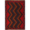 Baluchi Rug Handmade Multi Curvilinear 2x4 ft
