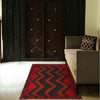 Baluchi Rug Handmade Multi Curvilinear 2x4 ft