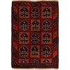 Baluchi Rug Handmade Multi Geometric 2x4 ft