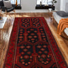 Baluchi Rug Handmade Multi Geometric 5x8 ft