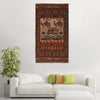 War Area Rug Handmade Multi Tank 2x4 ft