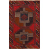 Baluchi Rug Handmade Red Geometric 3x5 ft