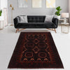 Baluchi Rug Handmade Multi Geometric 4x6 ft