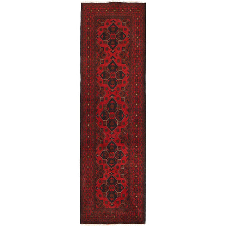 Khal Mohammadi Rug Handmade Red 10' Runner
