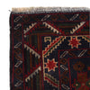 Baluchi Rug Handmade Multi Geometric 4x7 ft